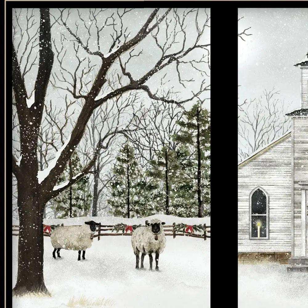 I Heard the Bells on Christmas Day 2 Black Framed Print Wall Art - Homeroots - Flyclothing LLC