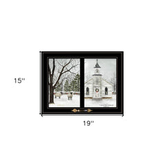 I Heard the Bells on Christmas Day 2 Black Framed Print Wall Art - Homeroots