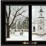 I Heard the Bells on Christmas Day 2 Black Framed Print Wall Art - Homeroots - Flyclothing LLC