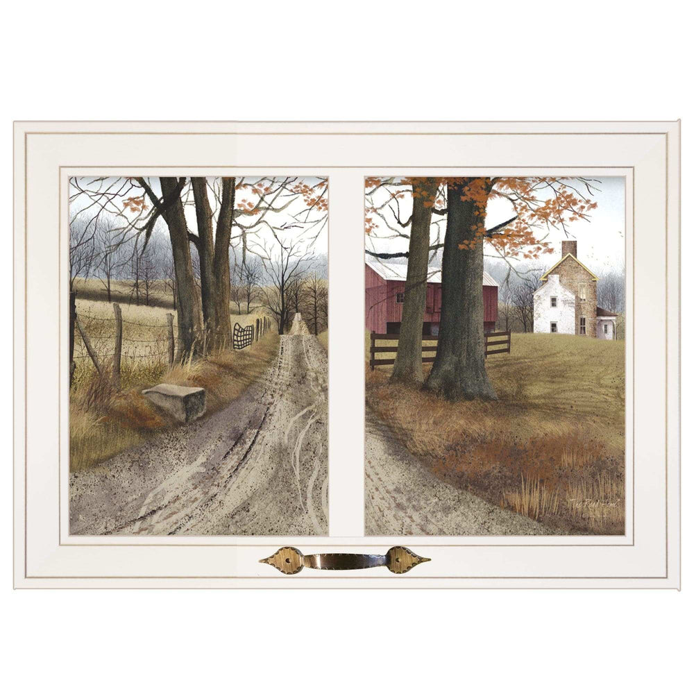 The Road Home 6 White Framed Print Wall Art - Homeroots - Flyclothing LLC