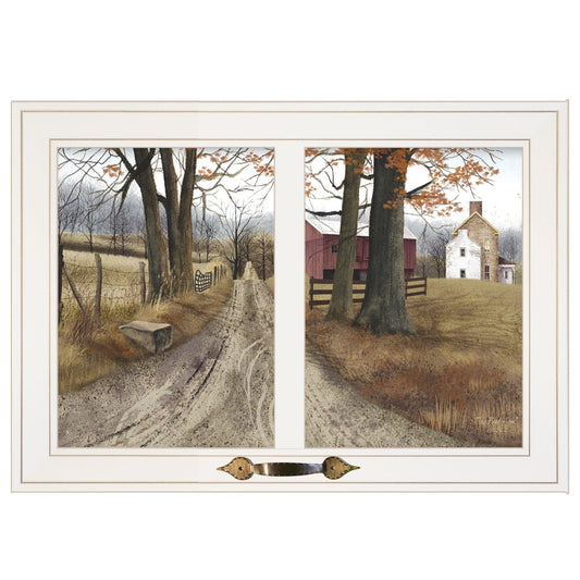The Road Home 6 White Framed Print Wall Art - Homeroots