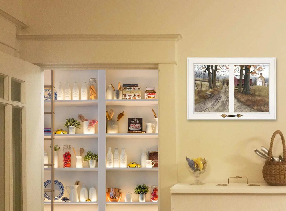 The Road Home 6 White Framed Print Wall Art - Homeroots - Flyclothing LLC