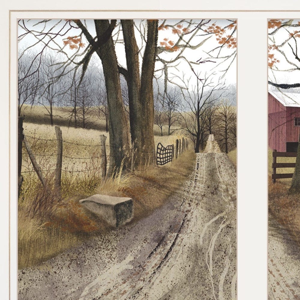 The Road Home 6 White Framed Print Wall Art - Homeroots