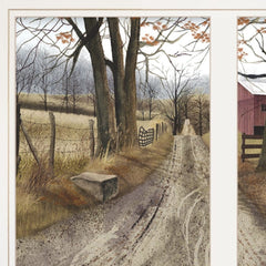 The Road Home 6 White Framed Print Wall Art - Homeroots