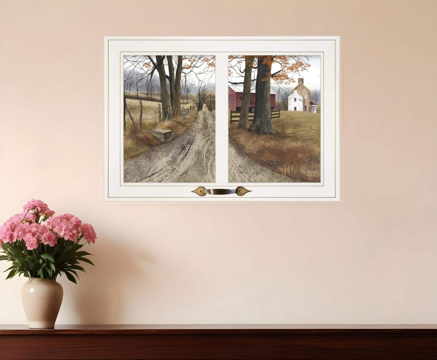 The Road Home 6 White Framed Print Wall Art - Homeroots - Flyclothing LLC