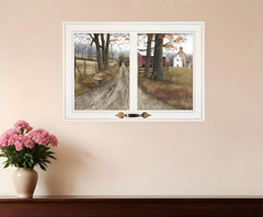 The Road Home 6 White Framed Print Wall Art - Homeroots