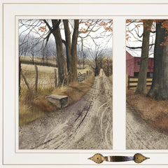 The Road Home 6 White Framed Print Wall Art - Homeroots