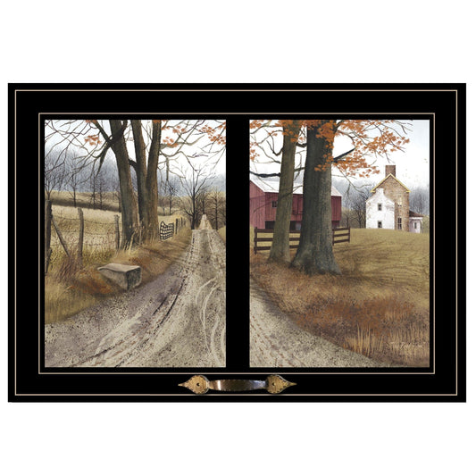 The Road Home 7 Black Framed Print Wall Art - Homeroots