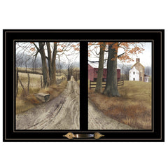 The Road Home 7 Black Framed Print Wall Art - Homeroots