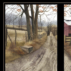The Road Home 7 Black Framed Print Wall Art - Homeroots