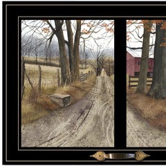 The Road Home 7 Black Framed Print Wall Art - Homeroots