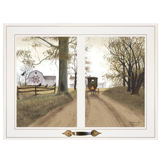 Heading Home 1 White Framed Print Wall Art - Homeroots