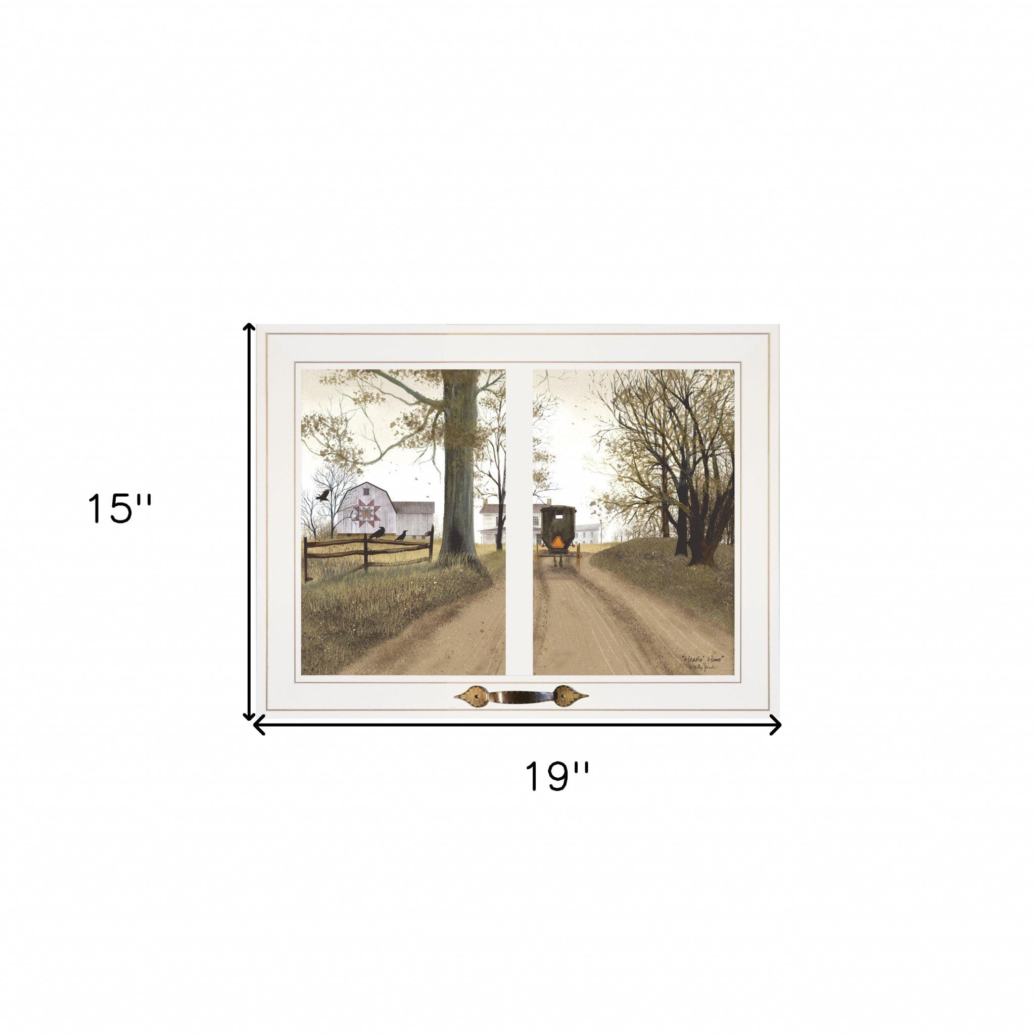 Heading Home 1 White Framed Print Wall Art - Homeroots