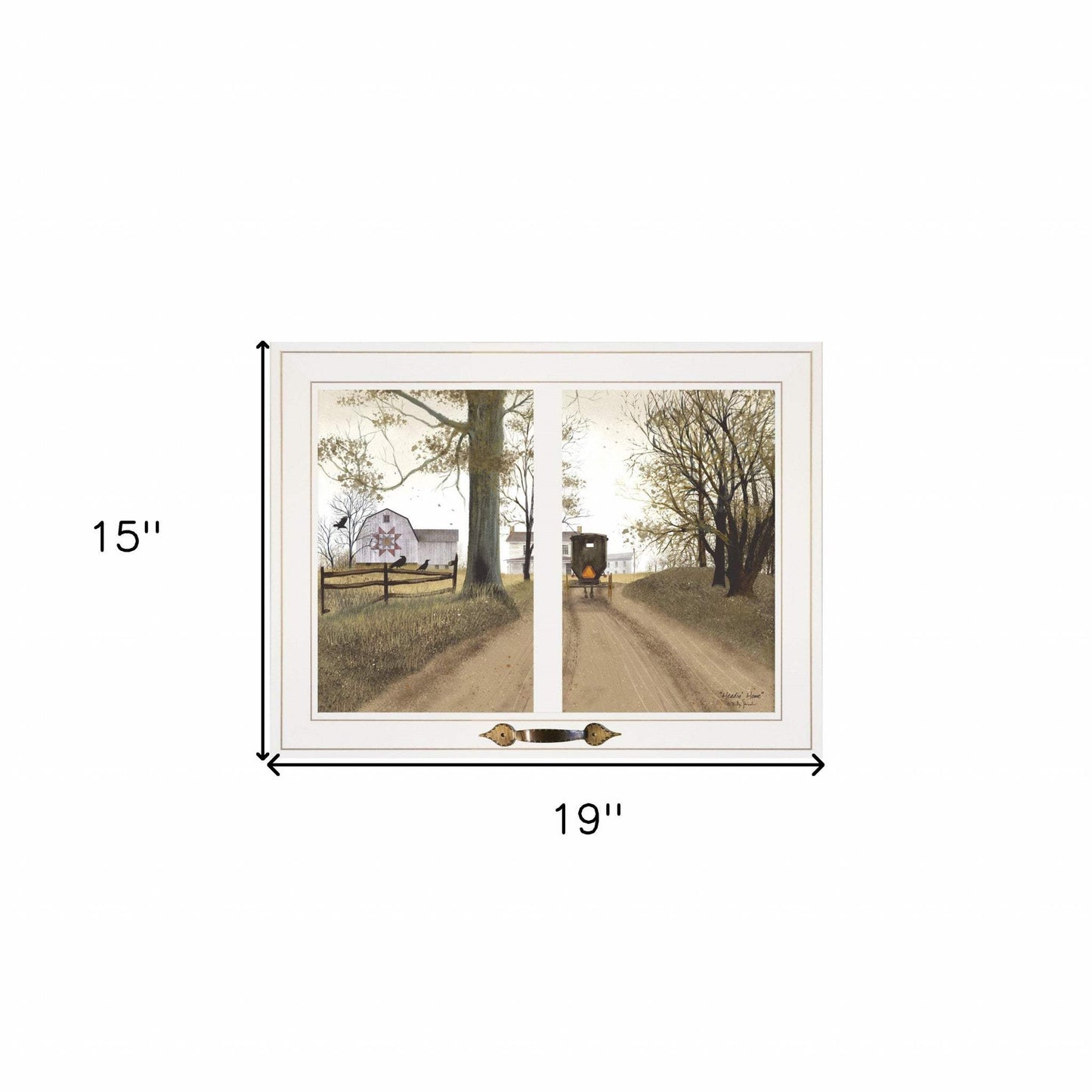 Heading Home 1 White Framed Print Wall Art - Homeroots - Flyclothing LLC
