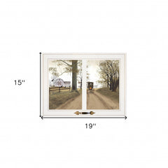 Heading Home 1 White Framed Print Wall Art - Homeroots