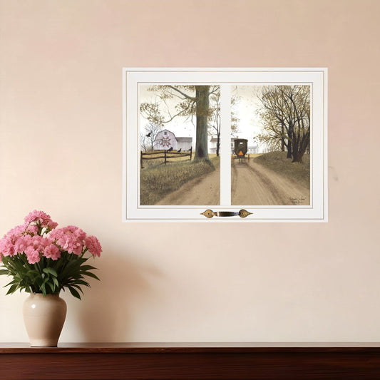 Heading Home 1 White Framed Print Wall Art - Homeroots