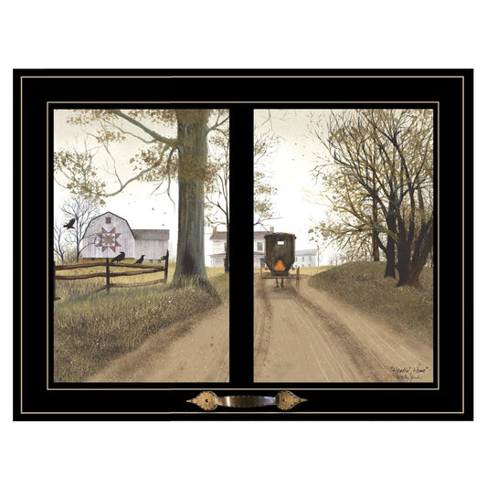 Heading Home 2 Black Framed Print Wall Art - Homeroots