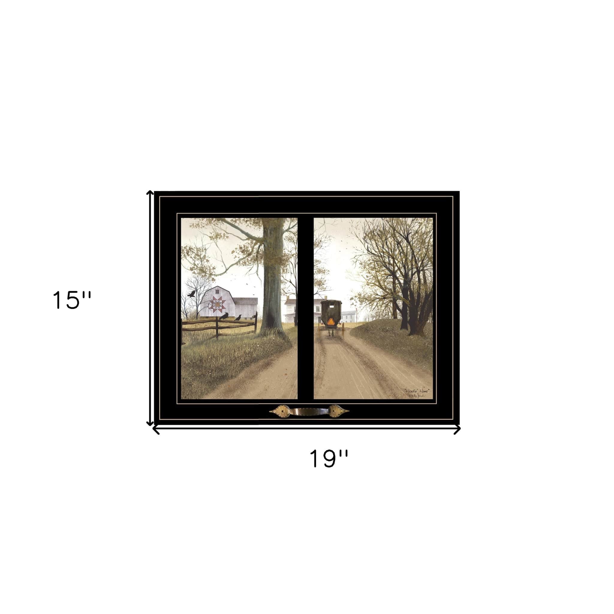 Heading Home 2 Black Framed Print Wall Art - Homeroots