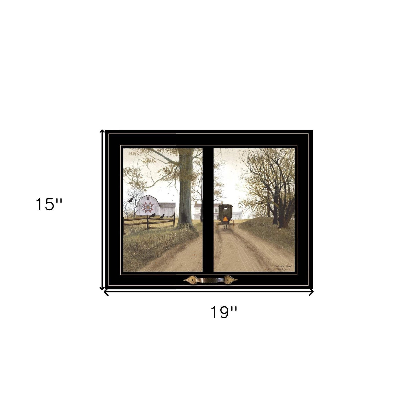 Heading Home 2 Black Framed Print Wall Art - Homeroots - Flyclothing LLC