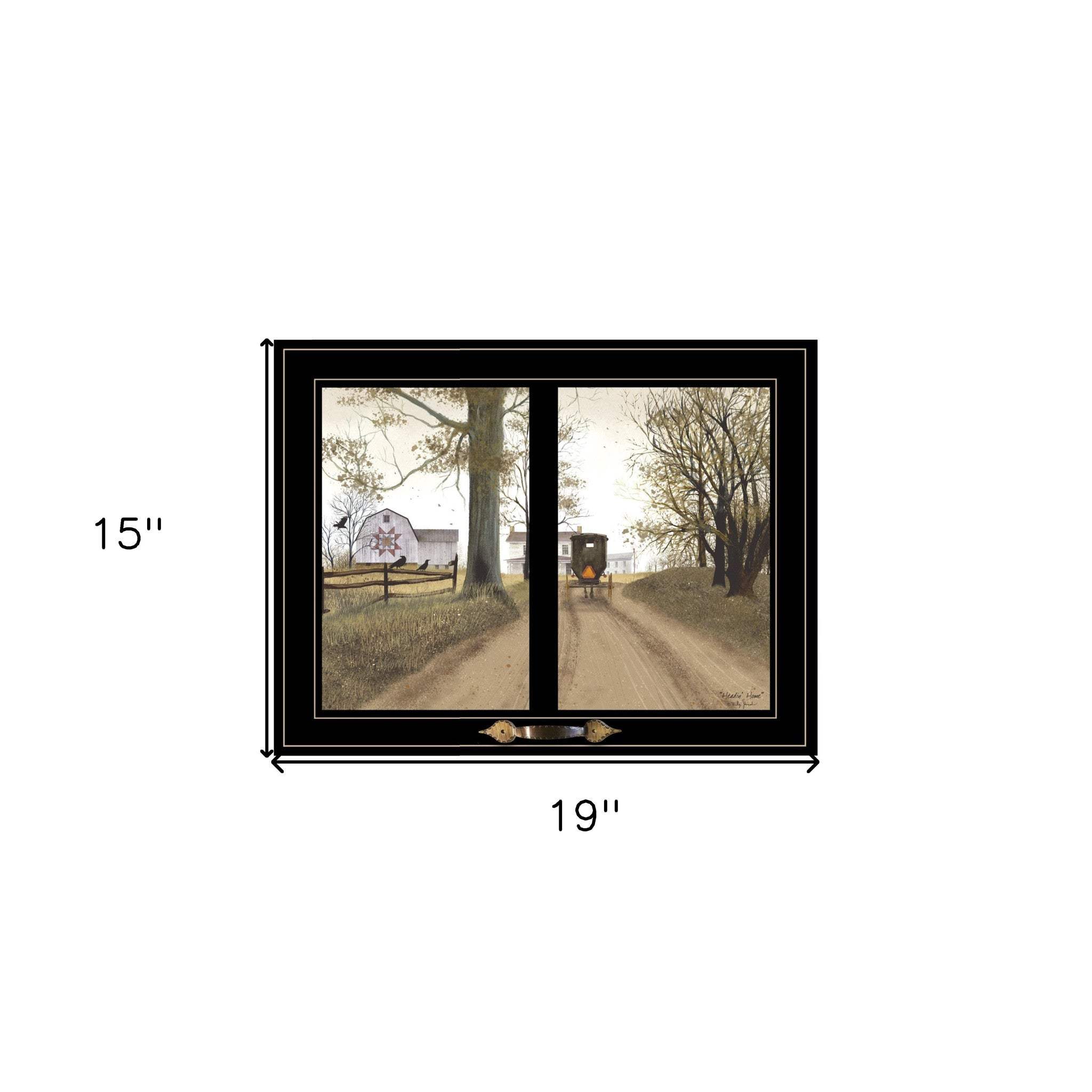 Heading Home 2 Black Framed Print Wall Art - Homeroots - Flyclothing LLC