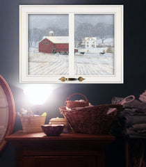 The Home Place 3 White Framed Print Wall Art - Homeroots