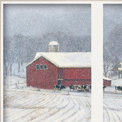The Home Place 3 White Framed Print Wall Art - Homeroots