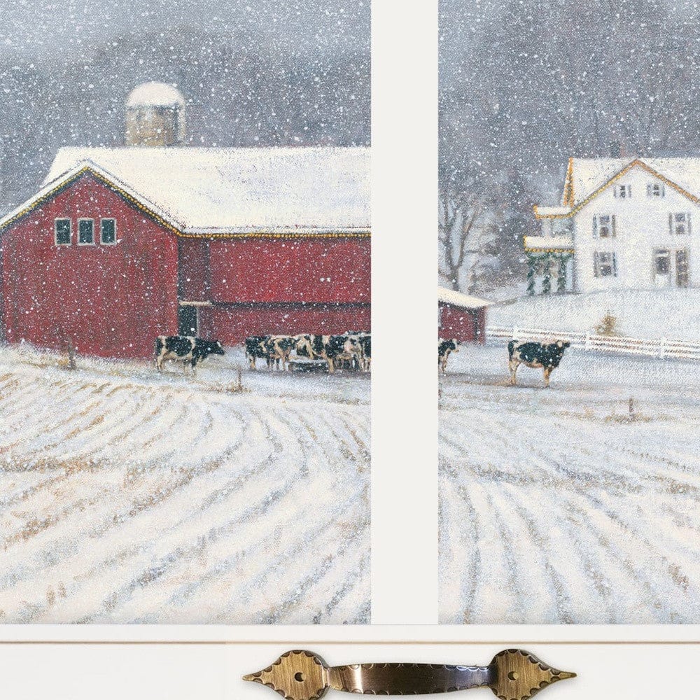 The Home Place 3 White Framed Print Wall Art - Homeroots