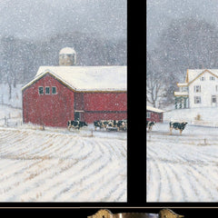 The Home Place 4 Black Framed Print Wall Art - Homeroots