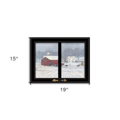 The Home Place 4 Black Framed Print Wall Art - Homeroots