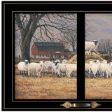 Wool Gathering 3 Black Framed Print Wall Art - Homeroots - Flyclothing LLC