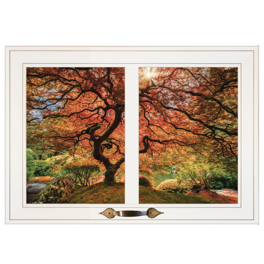 First Colors of Fall I 3 White Framed Print Wall Art - Homeroots