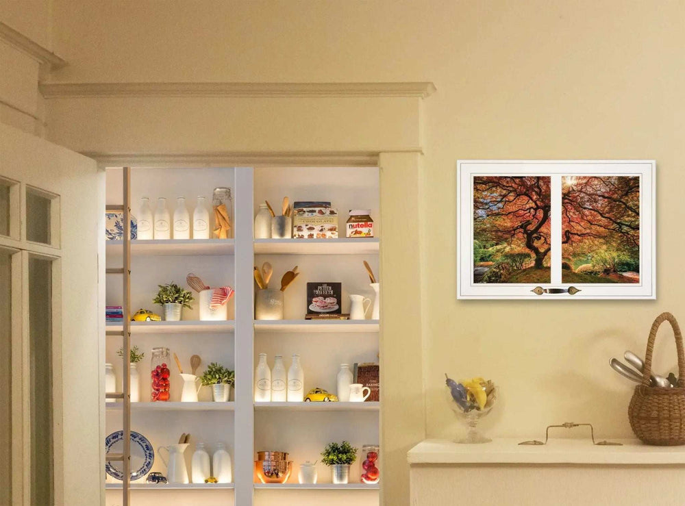 First Colors of Fall I 3 White Framed Print Wall Art - Homeroots - Flyclothing LLC