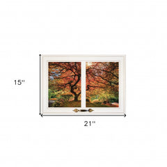 First Colors of Fall I 3 White Framed Print Wall Art - Homeroots