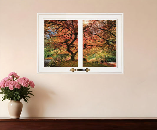 First Colors of Fall I 3 White Framed Print Wall Art - Homeroots