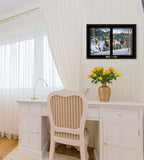 Morning View Deer 4 Black Framed Print Wall Art - Homeroots - Flyclothing LLC