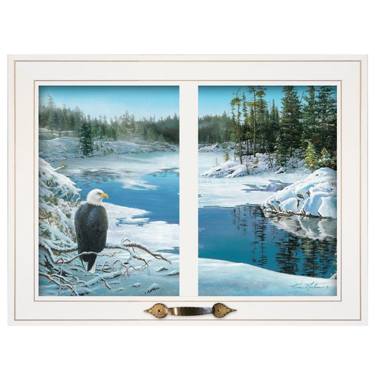 The Lookout 3 White Framed Print Wall Art - Homeroots