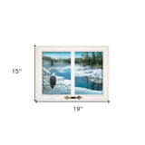 The Lookout 3 White Framed Print Wall Art - Homeroots - Flyclothing LLC