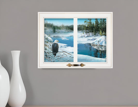 The Lookout 3 White Framed Print Wall Art - Homeroots