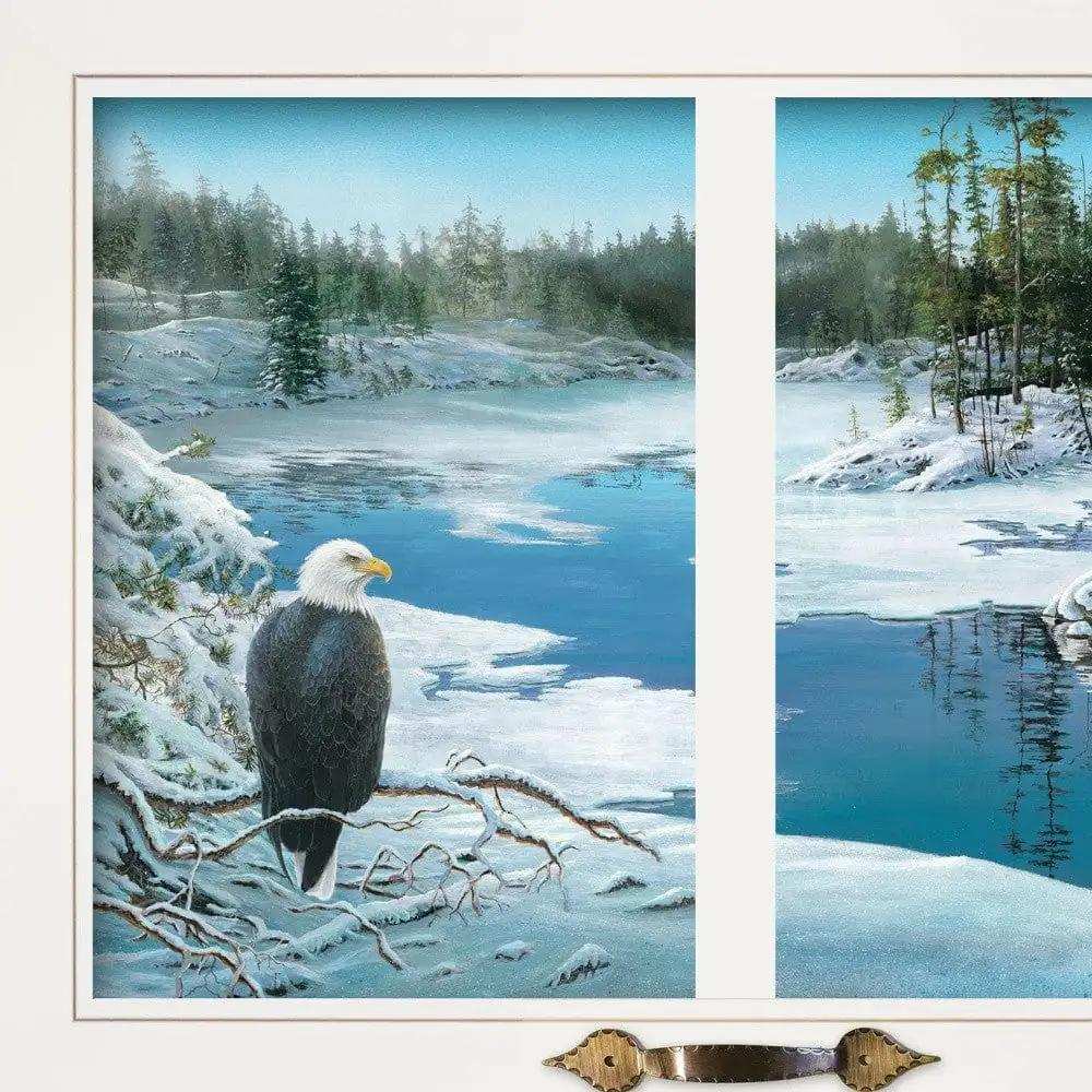 The Lookout 3 White Framed Print Wall Art - Homeroots - Flyclothing LLC