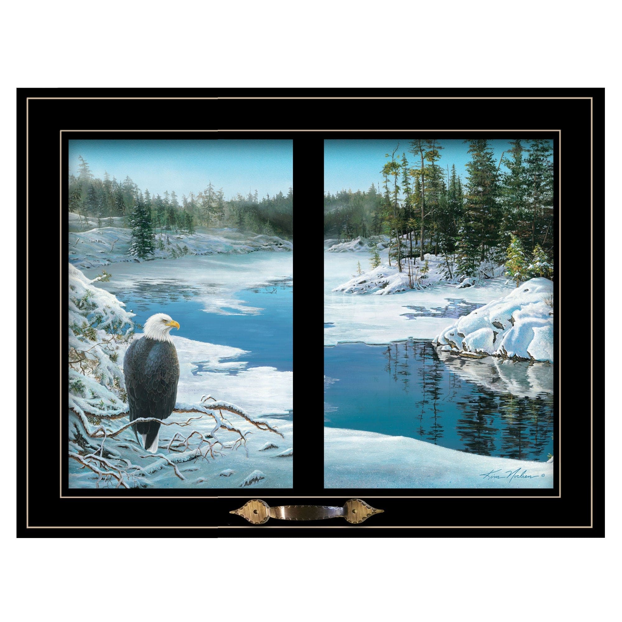 The Lookout 4 Black Framed Print Wall Art - Homeroots