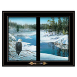 The Lookout 4 Black Framed Print Wall Art - Homeroots