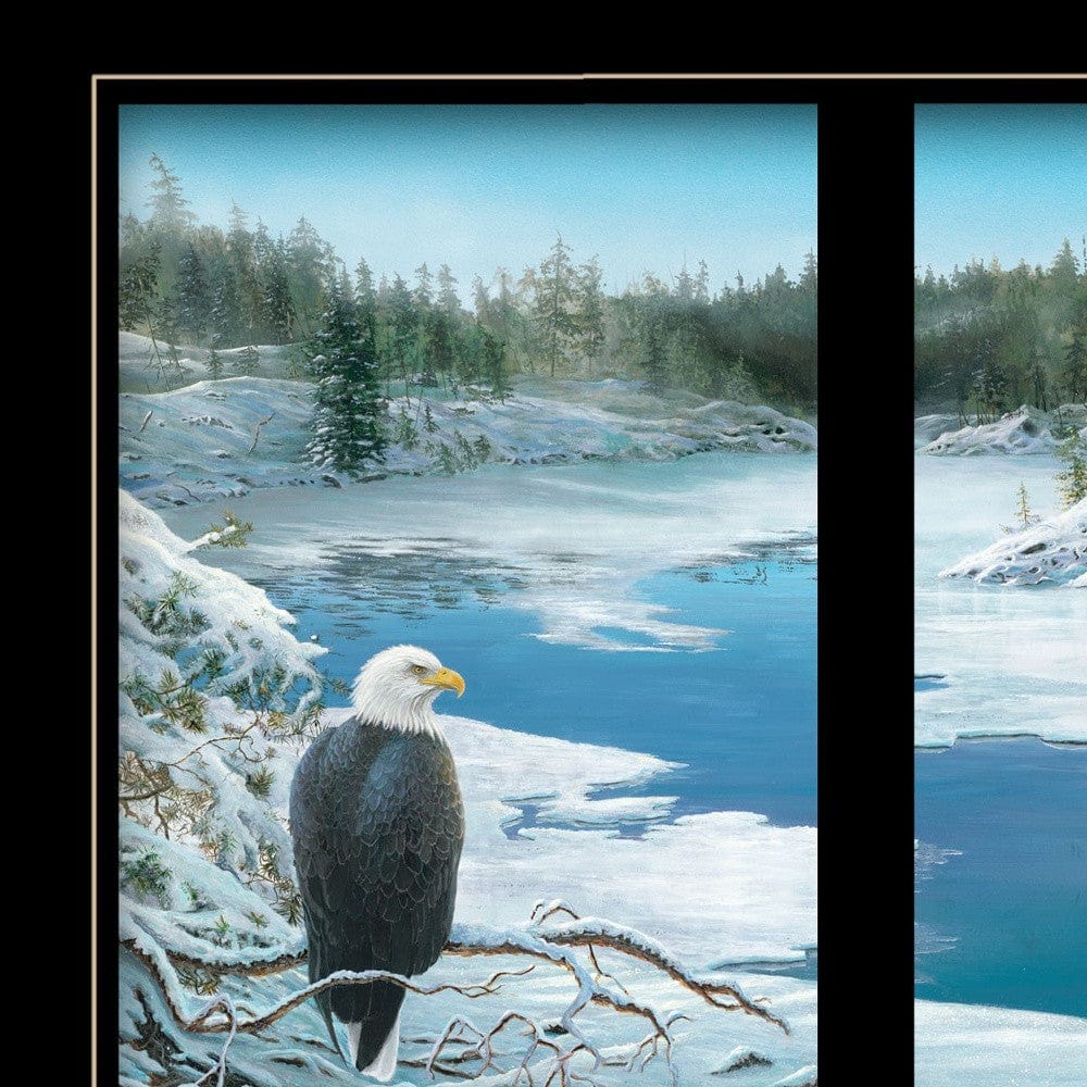 The Lookout 4 Black Framed Print Wall Art - Homeroots