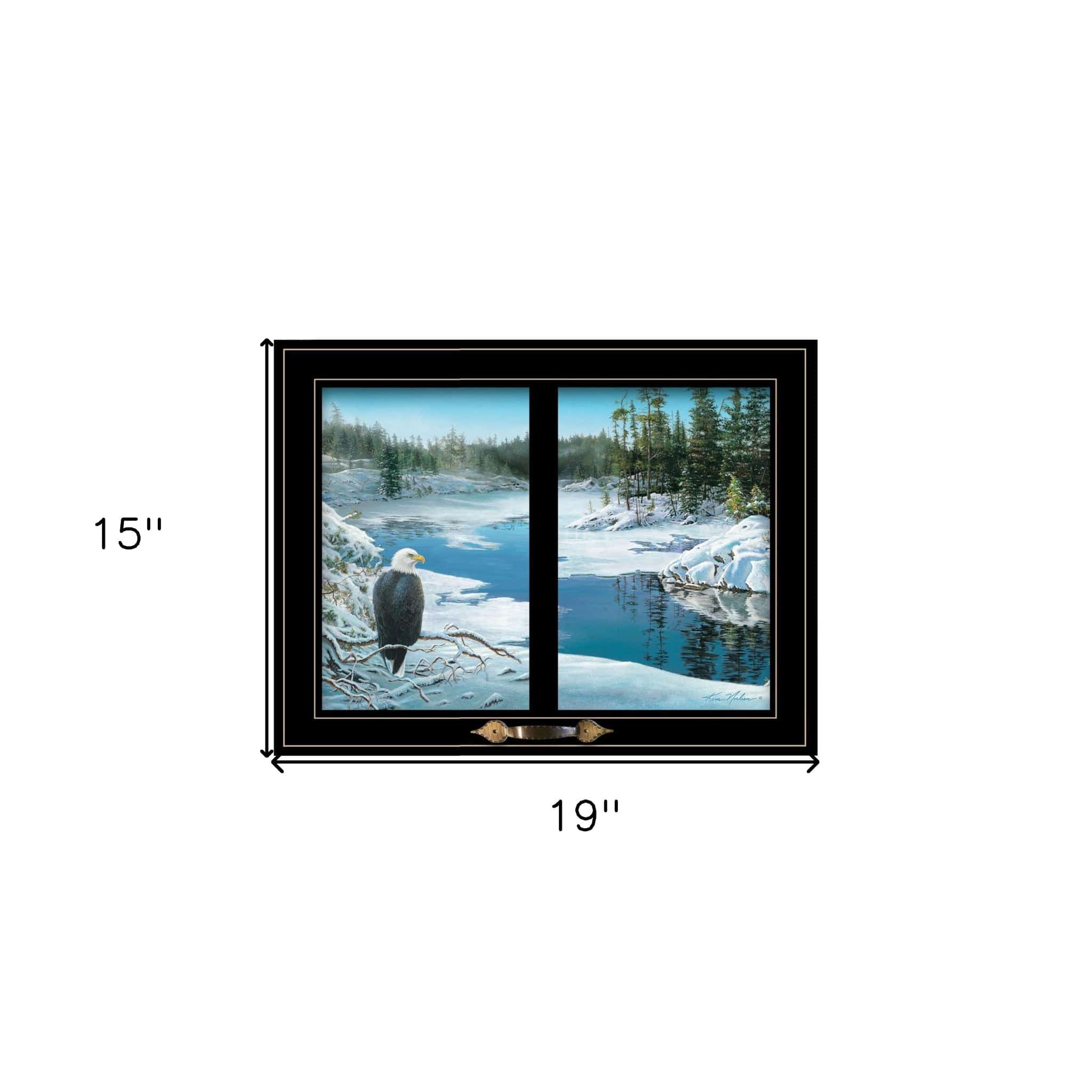 The Lookout 4 Black Framed Print Wall Art - Homeroots