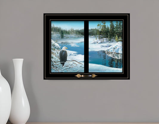 The Lookout 4 Black Framed Print Wall Art - Homeroots