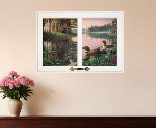 Northern Tranquility 3 White Framed Print Wall Art - Homeroots