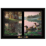 Northern Tranquility 4 Black Framed Print Wall Art - Homeroots