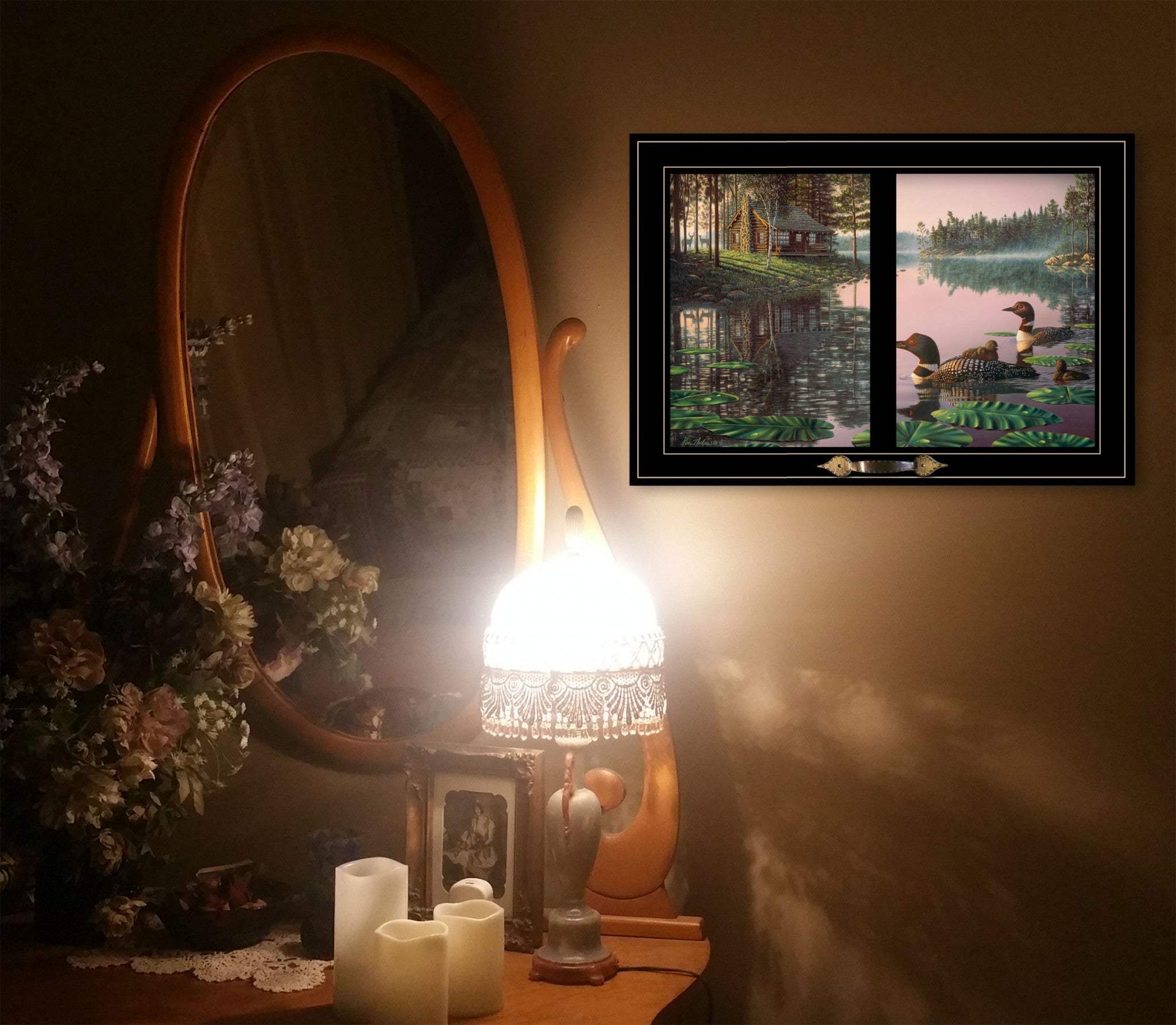 Northern Tranquility 4 Black Framed Print Wall Art - Homeroots - Flyclothing LLC
