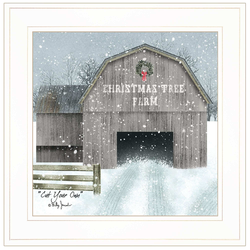 Cut Your Own 1 White Framed Print Wall Art - Homeroots - Flyclothing LLC