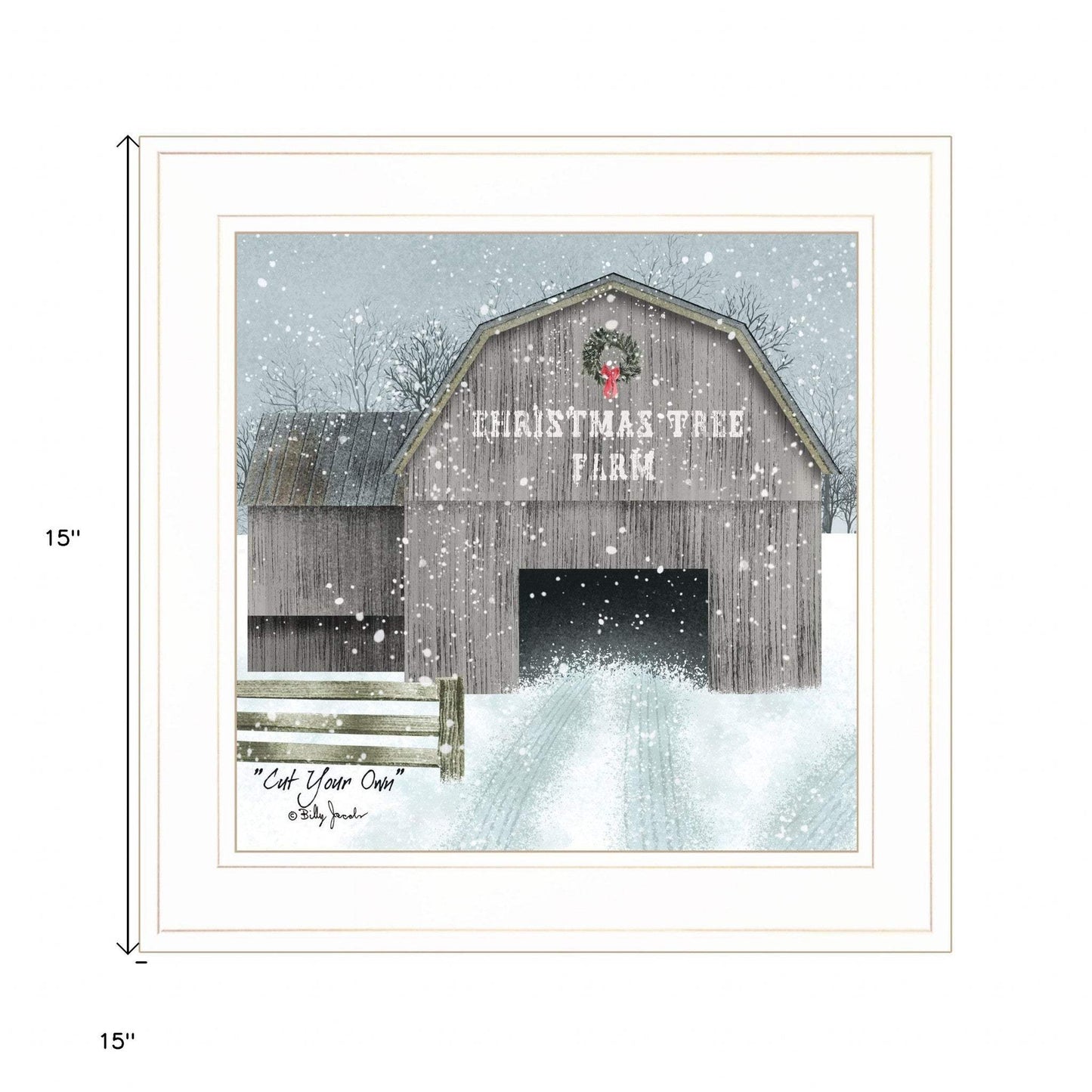 Cut Your Own 1 White Framed Print Wall Art - Homeroots - Flyclothing LLC