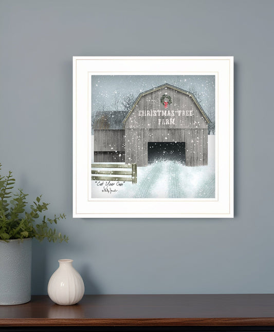 Cut Your Own 1 White Framed Print Wall Art - Homeroots